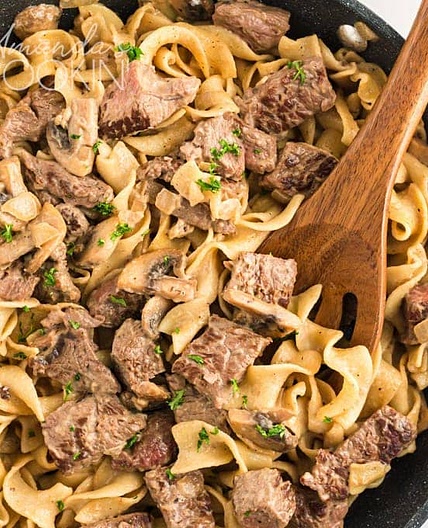 Beef Stroganoff