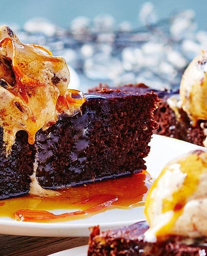 Christmas pudding ice cream