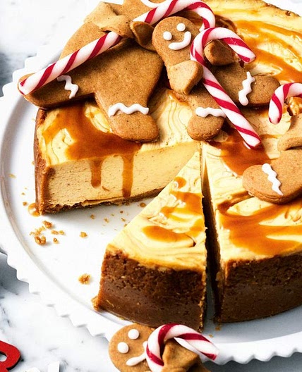 Gingerbread cheesecake