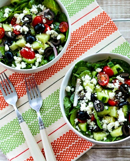 Kale Greek Salad
