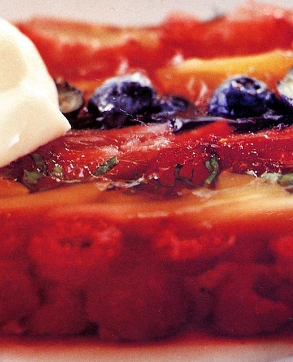 Terrine of summer fruits