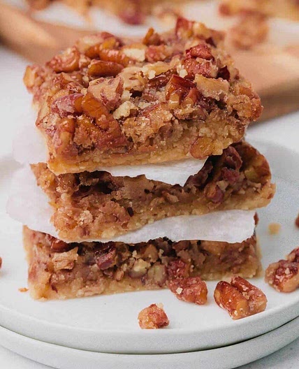 Easy Gluten-Free Keto Pecan Pie Bars