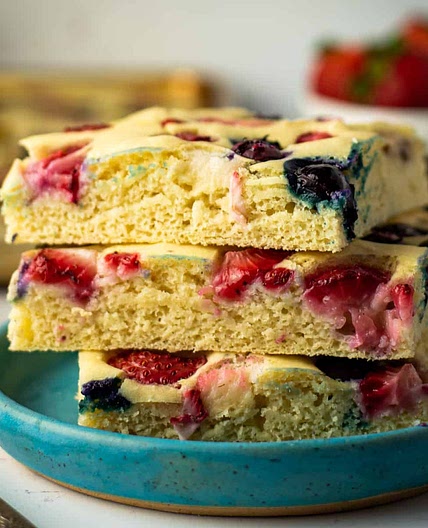 Easy Vegan Sheet Pan Pancakes