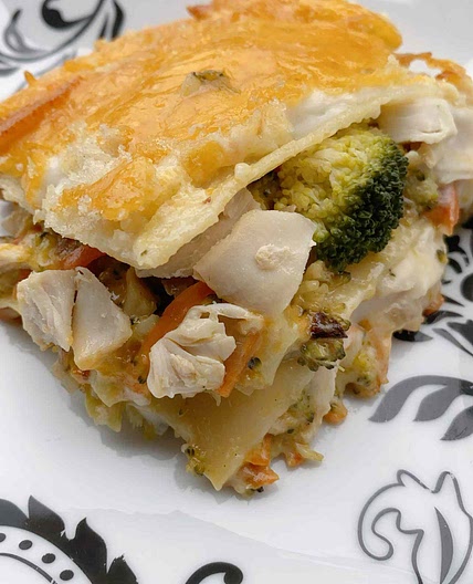 Double Cheddar Rotisserie Chicken Lasagna