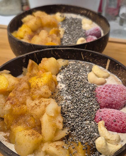 Porridge overnight pomme Cannelle