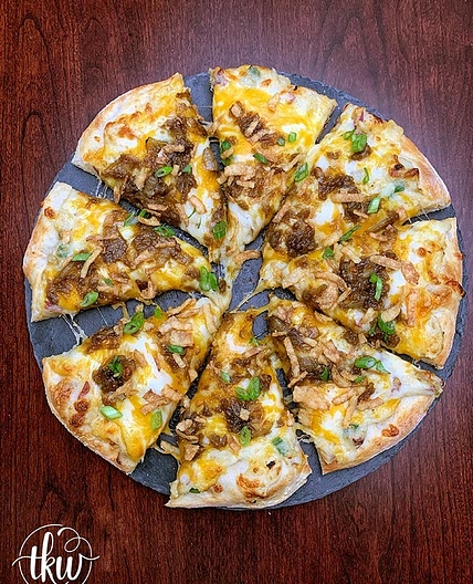 Pittsburgh Pierogi Pizza