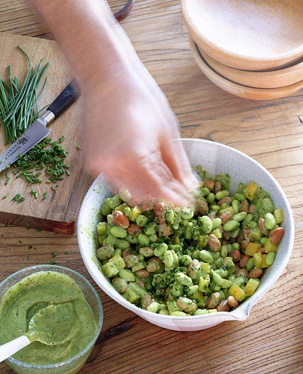 Super-Green Edamame Salad
