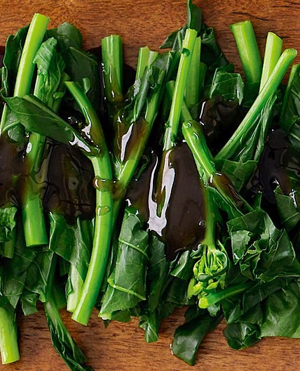 Asian greens with oyster sauce