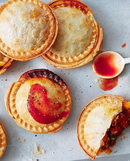 Pie Maker Curried Pork Pies recipe