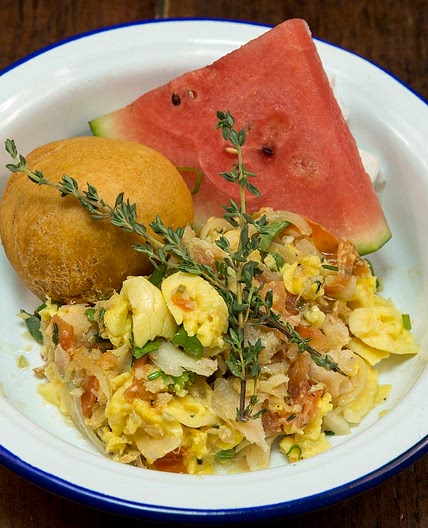 Levi Roots' ackee and saltfish recipe