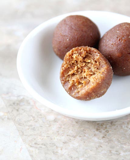 Almond Butter Banana Protein Balls