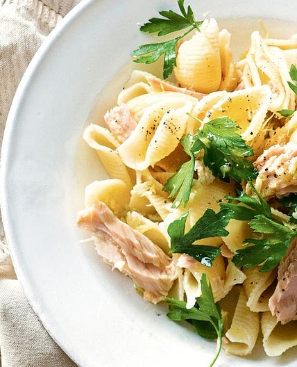 Tuna and lemon pasta