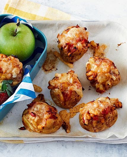 Beany baked potatoes