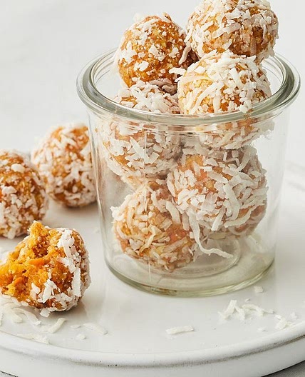 Nut-free apricot bliss balls