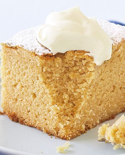Butterscotch almond cake