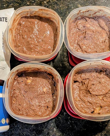 Meal Prep Chocolate Protein Breakfast Bowls (with Electrolytes!)