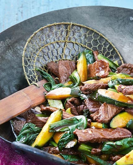 Beef and oyster sauce stir-fry