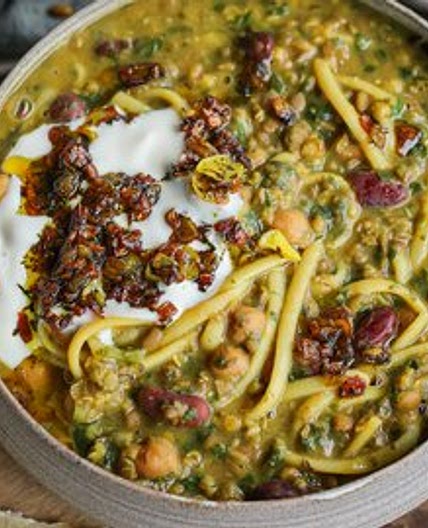 Aush - Persian Bean & Noodle Soup