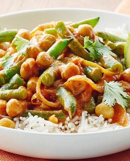 Vegan chickpea tikka masala