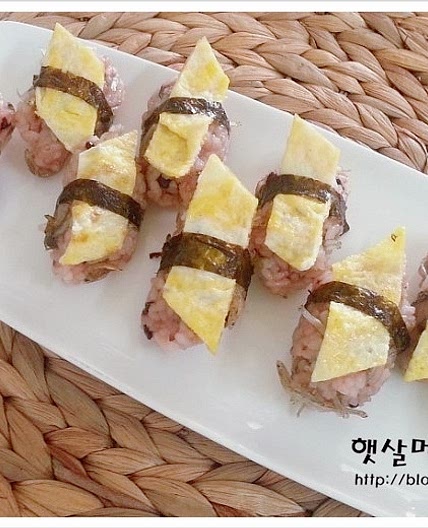 한끼 식사로 간식으로도 좋은 멸치주먹밥 만들기