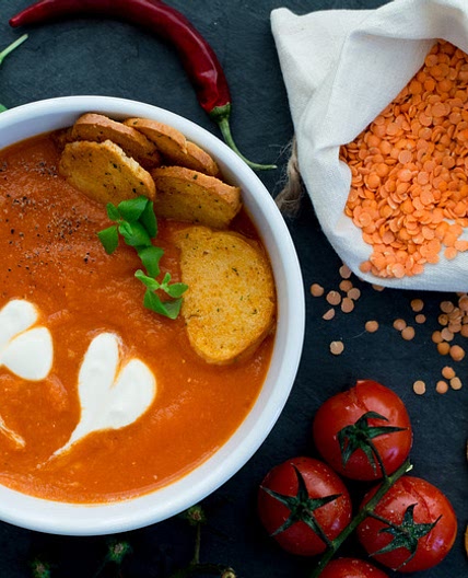 This Red Lentil Coconut Soup is Easy and Delicious