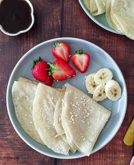 Coconut Milk Crepes Recipe (Dairy-Free & Light)