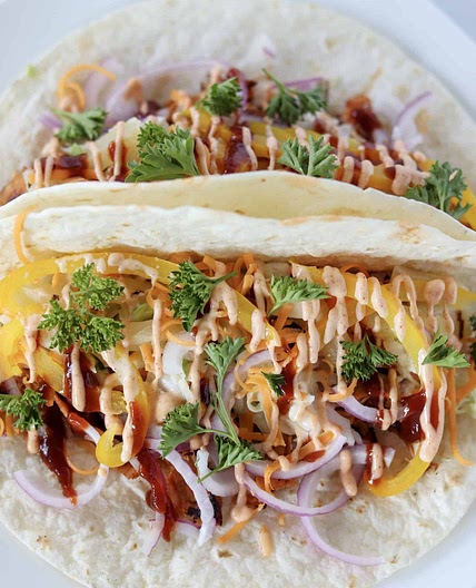 Chipotle Pineapple Chicken Tacos