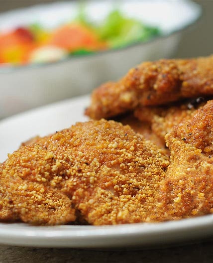 Gluten-Free Shake and Bake Almond Chicken