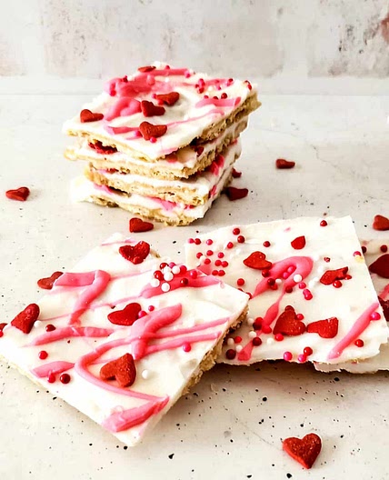 Valentines Saltine Cracker Candy