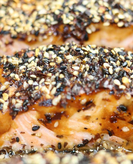 Air Fryer Furikake Salmon