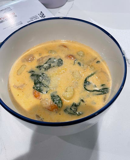 Chicken Sausage and Gnocchi Soup