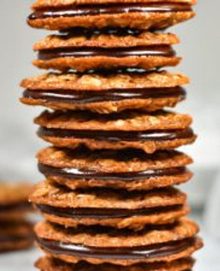 Chai Oatmeal Lace Cookies