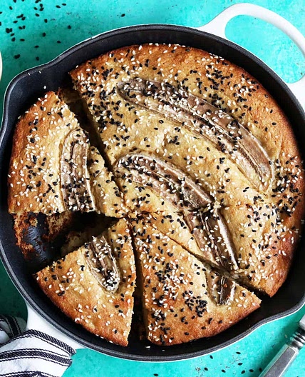 Tahini Banana Bread