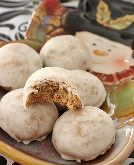 Pfeffernüsse (German Iced Spice Cookies)