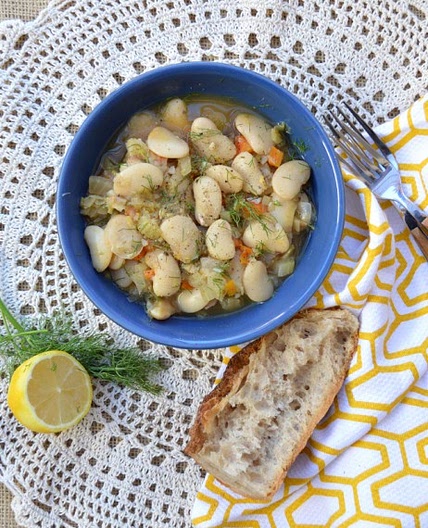 Greek Stewed Lima Beans – Vegan Under Pressure