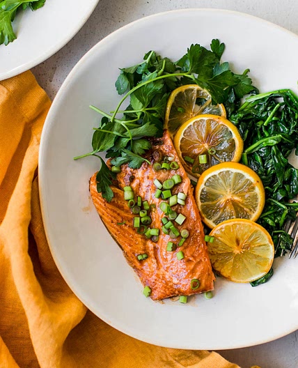 Honey Ginger Grilled Salmon