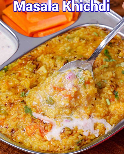 Masala Khichdi Recipe | Vegetable Khichdi | Moong Dal Masala Khichdi