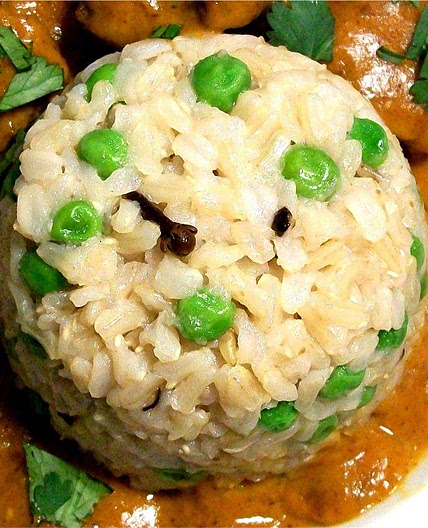 Matar Pulao (Rice with Peas)