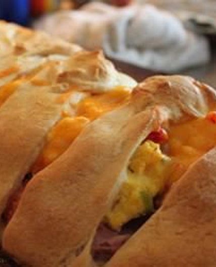 Ham Breakfast Braid
