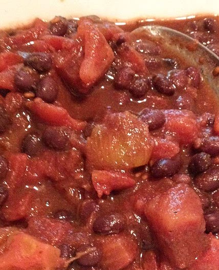 Easy Black Beans and Tomatoes