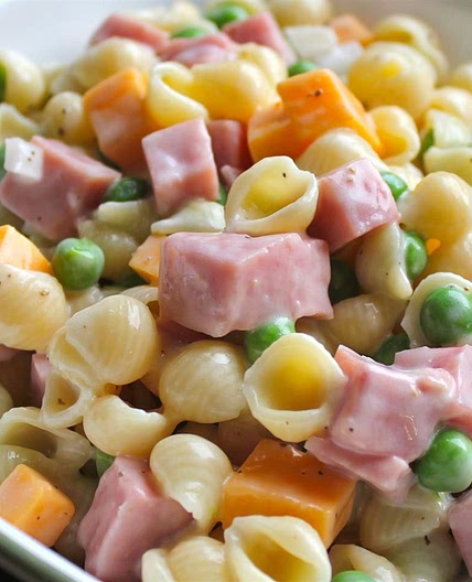 Ham and Shell Salad