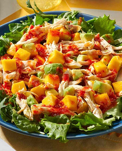 Chicken, Avocado and Mango Salad