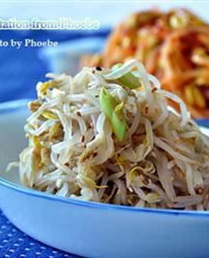 Korean Boiled Bean Sprouts Salad