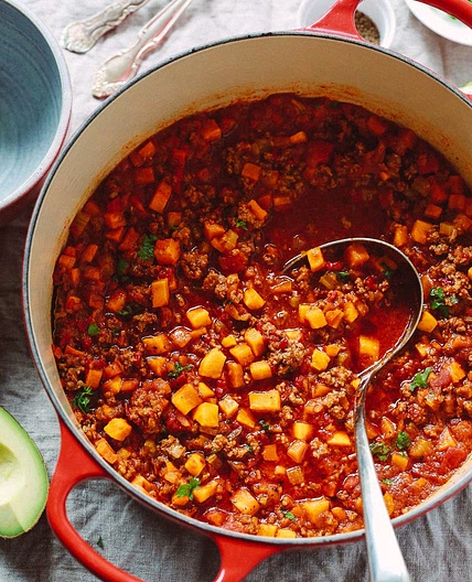 No Bean Whole30 Butternut Squash Chili