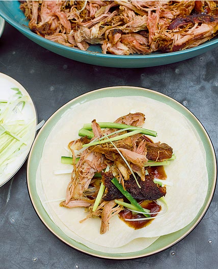 Slow Roast 5-Spice Lamb with Chinese Pancakes