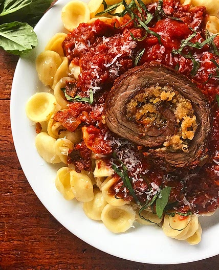 Beef Braciole (Stuffed Italian Beef Roll) Recipe by Tasty