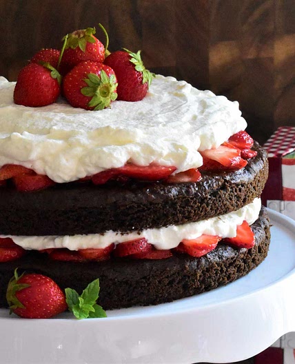 Chocolate Strawberry Shortcake