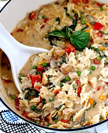 Creamy Cajun Chicken Pasta Soup