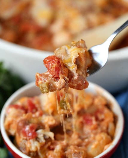 Cheesy Mexican Potatoes