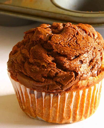 Banana Nutella Muffins